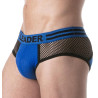 LEADER Slip en mesh LOADED Noir-Bleu